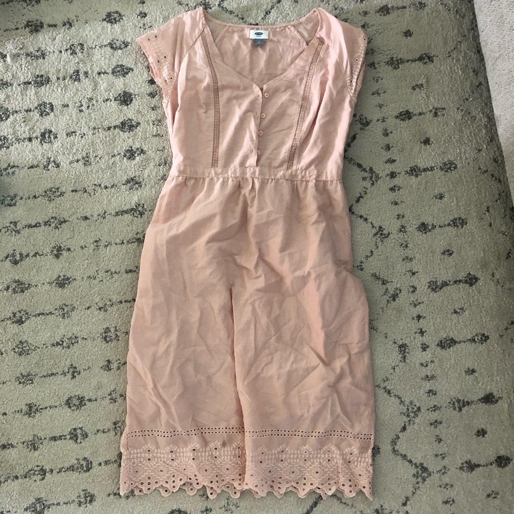 Blush Pink midi dress